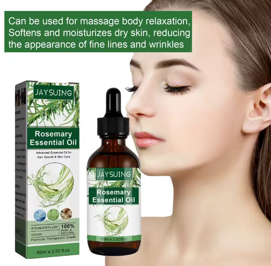 Rosemary Essential Oil For Hair Growth Scalp Damage Treatment Baldness Nourishment Repair Liquid Hair Thicken Care Serum 60ml
