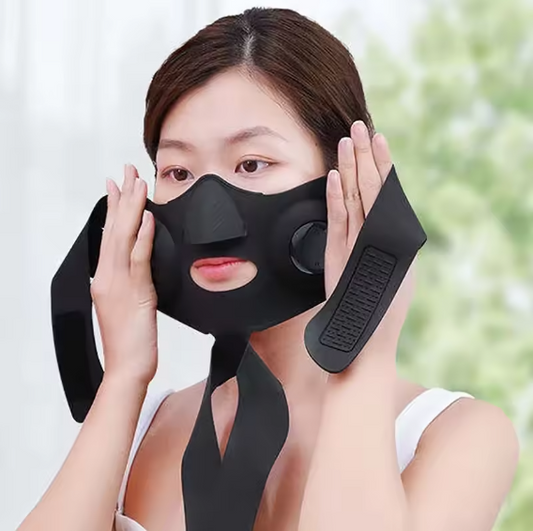 NEW V-shaped Chin Lifting Tighten Electric Facial Mask EMS Microcurrent Vibration Anti Wrinkle Skin Care Face Massage Instrument
