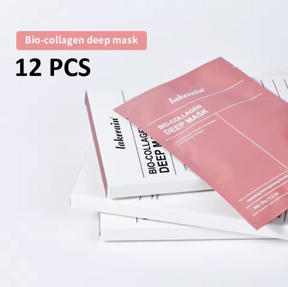 Bio-Collagen Real Deep Mask Supplement Collagen Hydrating Overnight Hydrogel Mask Elasticity Improvement Pore Minimizing Firming