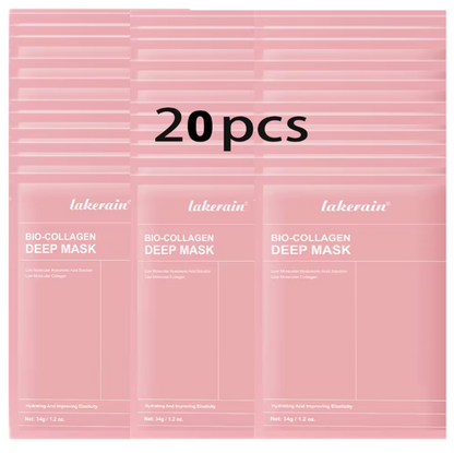 Bio-Collagen Real Deep Mask Supplement Collagen Hydrating Overnight Hydrogel Mask Elasticity Improvement Pore Minimizing Firming