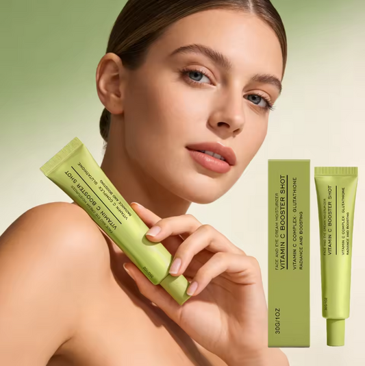 Vitamin C Booster Shot Face Cream With Glutathione And Niacinamide For Dark Spot Care,Improves Fine Lines,Korean Glass Skin Care