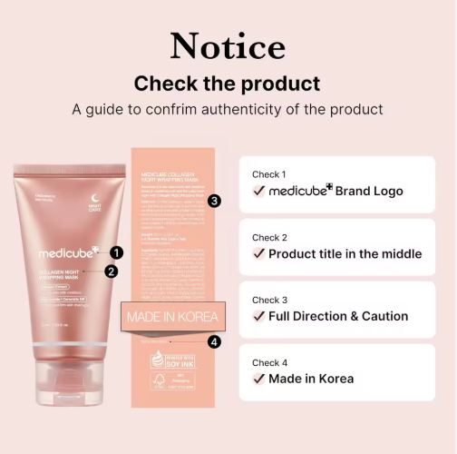 Wholesale Medicube Original Korean Skincare Collagen Tearing Mask Anti-wrinkle Firming Moisturizing Brightening 75m Holiday Gift