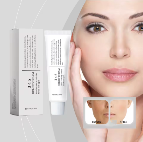 AMZ Soothing Moisturizing & Whitening Face Cream with Vitamin E for All Skin Types-Gentle Hydration & Softening