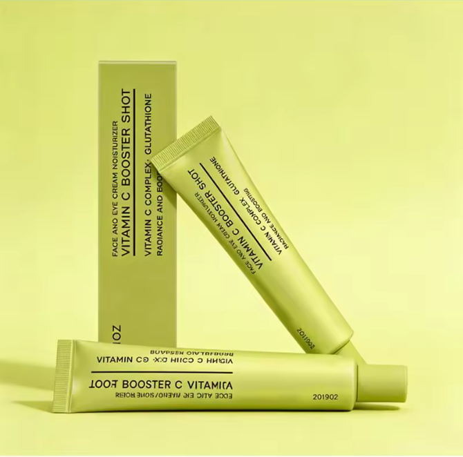 Vitamin C Booster Shot Face Cream With Glutathione And Niacinamide For Dark Spot Care,Improves Fine Lines,Korean Glass Skin Care