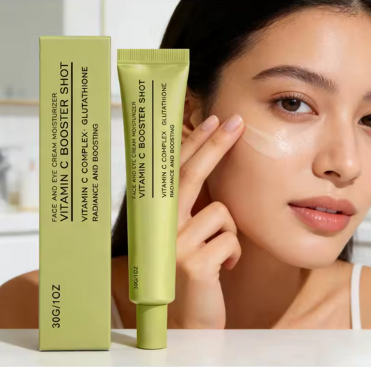 Vitamin C Booster Shot Face Cream With Glutathione And Niacinamide For Dark Spot Care,Improves Fine Lines,Korean Glass Skin Care