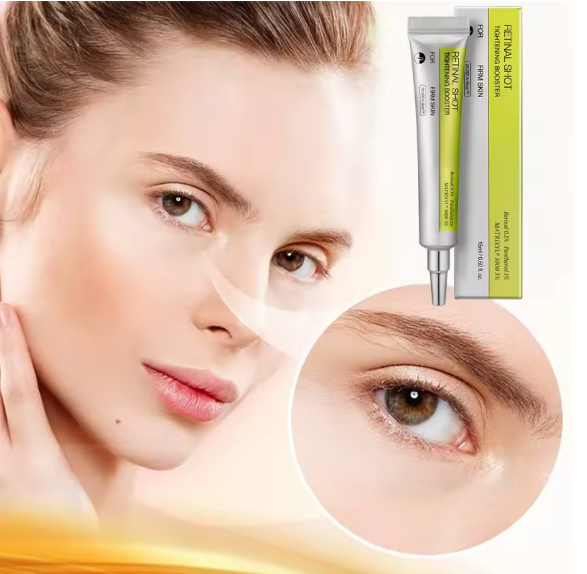 Retinol Eye Cream Set Gentle Repair Essence With Vitamin C Antiaging Treatment For Dark Circles Wrinkles Firming Under Eye Serum