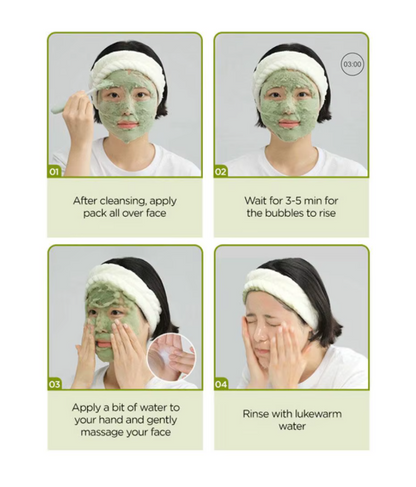 Holy Basil Bubble Cleansing Mask Exfoliating Hydrating Oil Control Natural Formula Deep Moisturizing Smoothing Gentle Skin Care