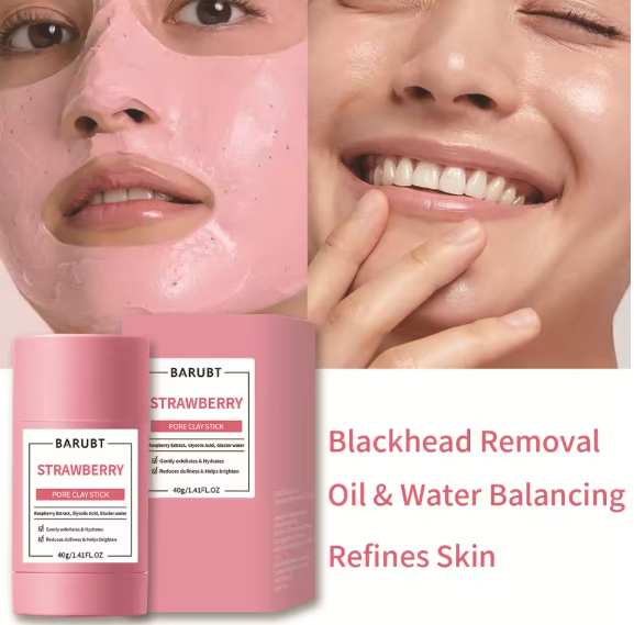 Remove Blackhead Acne Mugwort Solid Mask Cleans Pores Stick Facial Blemish Black Dots Shrink Pores Korean Skin Care Products