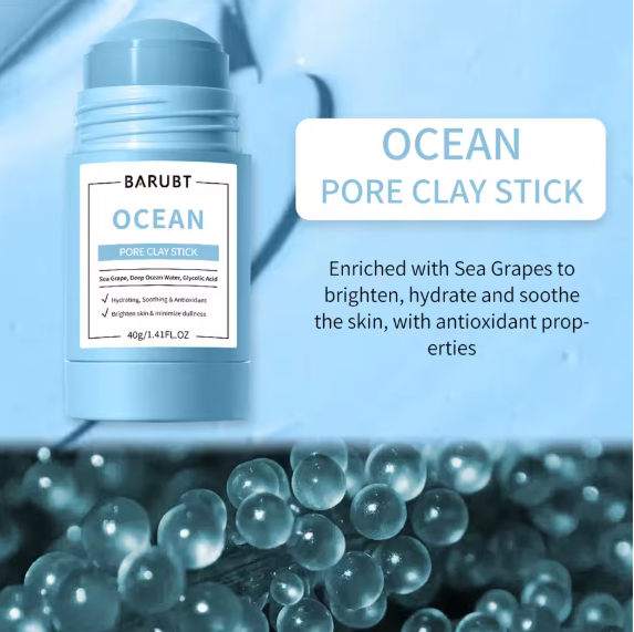 Remove Blackhead Acne Mugwort Solid Mask Cleans Pores Stick Facial Blemish Black Dots Shrink Pores Korean Skin Care Products