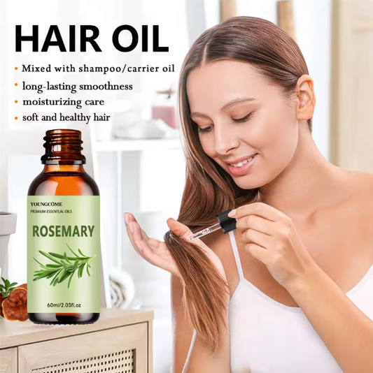 Rosemary Essential Oil For Hair Growth Scalp Damage Treatment Baldness Nourishment Repair Liquid Hair Thicken Care Serum 60ml