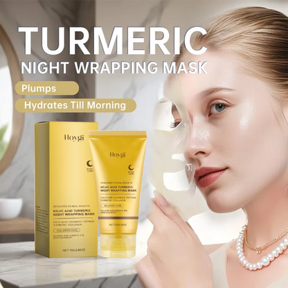 Turmeric Deep Collagen Mask Peel Off Mask Face Anti Wrinkle Lifting Korean Skin Care Masks Skin Firmnes For Nighttime Care