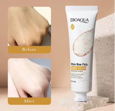 BIOAQUA White Rice Hand Cream Whitening Moisturizing Nourishing Anti-aging Handcream Hands Skin Care Products