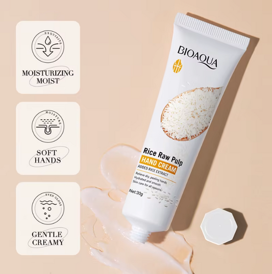 BIOAQUA White Rice Hand Cream Whitening Moisturizing Nourishing Anti-aging Handcream Hands Skin Care Products