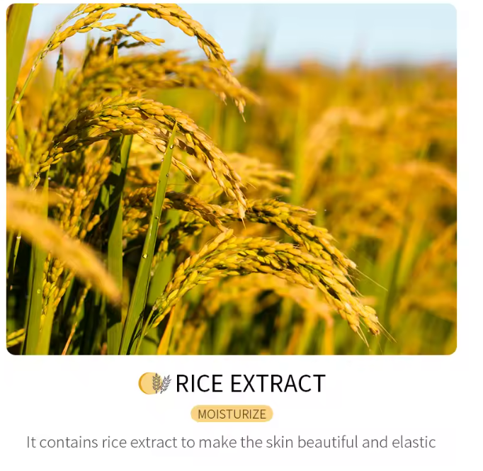 10/20pcs BIOAOUA Rice Puree Mask, a hydrating and moisturizing patch mask, smooth and delicate, making the skin more shiny