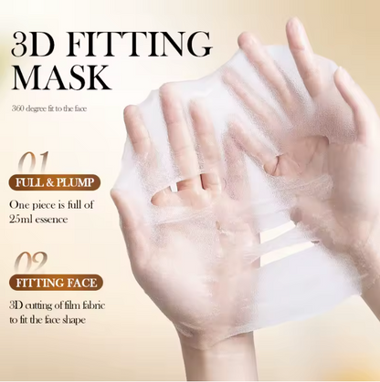 10/20pcs BIOAOUA Rice Puree Mask, a hydrating and moisturizing patch mask, smooth and delicate, making the skin more shiny