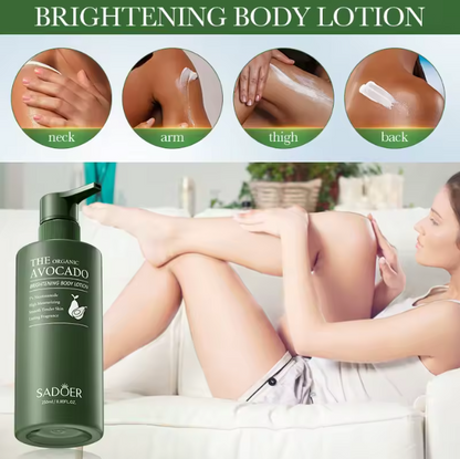 250g/8.80fl.oz Avocado Moisturizing And Brightening Body Lotion With 5% Niacinamide For Firming, Smoothing, And Delicate Skin.