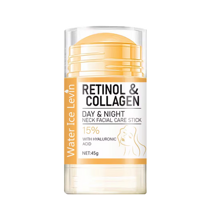 Retinol and Collagen Facial Neck Cream, Lifting Neck, Firming and Moisturizing Skin, Powerful Moisturizing Neck and Facial Skin, Brightening Neck Texture