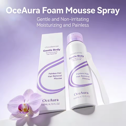 Hair Removal Mousse Pain Free Depilatory Underarm Leg Arm Body Long-Lasting Growth Inhibitor Smooth Skin Care Foam Mousse Spray