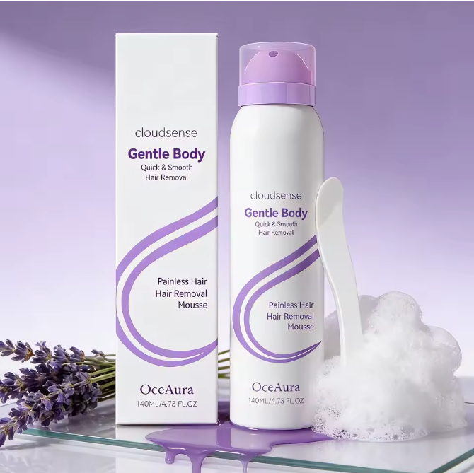 Hair Removal Mousse Pain Free Depilatory Underarm Leg Arm Body Long-Lasting Growth Inhibitor Smooth Skin Care Foam Mousse Spray
