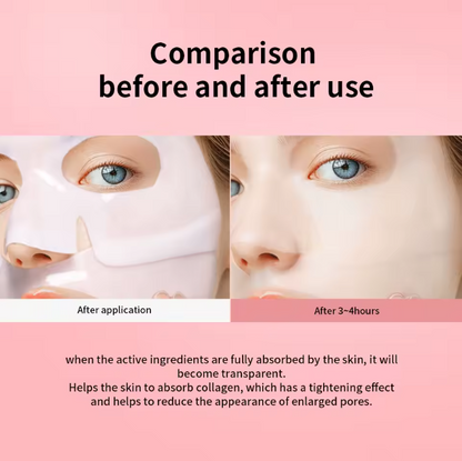 Bio-Collagen Real Deep Mask Supplement Collagen Hydrating Overnight Hydrogel Mask Elasticity Improvement Pore Minimizing Firming