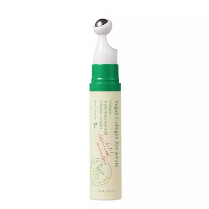 Axis-Y Vegan Collagen Roller Eye Essence (10ml), 1/2/3pcs Set, Reduces Eye Wrinkles Bags Puffiness Dark Circles