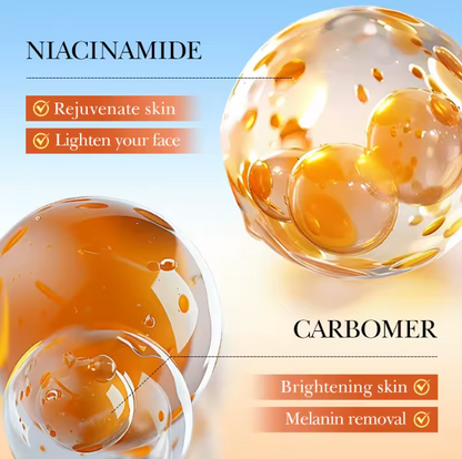 5pcs/Set Vitamin C Facial Set for Hydrating Moisturizing Whitening and Brightening with Hyaluronic Acid