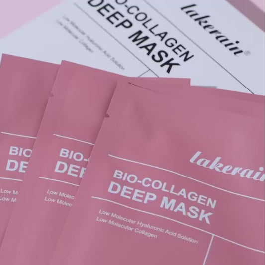 Bio-Collagen Real Deep Mask Supplement Collagen Hydrating Overnight Hydrogel Mask Elasticity Improvement Pore Minimizing Firming